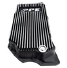 PPE Brushed Aluminum 10L1000 Transmission Pan For 20-26 GMC Chevy 6.6L Duramax