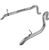 Flowmaster 2.5" Pre-Bent Steel Tailpipes For 1987-1993 Ford Mustang GT 5.0L