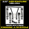 Rock Krawler 2.5 Inch Adventure Mid-Arm Suspension Lift Kit For 2018+ Jeep Wrangler JLU