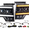 Morimoto XB Evo LED Headlights w/ White or Amber DRL For 10-14 Ford SVT Raptor