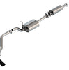 Borla S-Type 3" Cat-Back Exhaust w/ 4" Blk Chrome Tip For 19-24 Ram 1500 3.6L