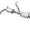 AWE Tread Edition Axleback Exhaust w/ Blk Tips For 18-25 Jeep Wrangler 2.0T/3.6L