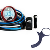 Razorback Red Belt Temp Gauge w/ Right Side Cluster Mount For 16-19 Can-Am X3