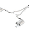 Borla ATAK Cat-Back Exhaust w/ 4" Chrome Tips For 2015-2023 Ford Mustang 2.3L