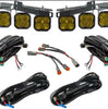 Diode Dynamics Yellow Pro Off-Road LED Fog Light Kit For 2017-2020 Ford Raptor