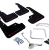 Rally Armor Black UR Mud Flaps w/ Red Logo For 2015-2021 Subaru WRX & STI
