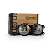 AlphaRex DoubleTap Dual Color LED Projector Fog Lights For 1992-2023 Chrysler/Dodge/Hummer/Jeep