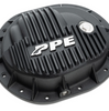 PPE Black Aluminum Rear Differential Cover For 14-24 GMC/Chevy 1500 9.5"/9.76"