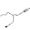 Borla ATAK Cat-Back Exhaust w/3.5" Blk Chrome Tips For 19-23 GMC/Chevy 1500 6.2L
