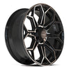 4Play Gen3 Brushed Black 22x9 Wheel Set For Ford/GMC/Chevrolet/Toyota - 6 Lug