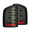 AlphaRex LUXX-Series LED Tail Lights (Alpha-Black) For 2007-2013 Chevrolet Silverado 1500 2500 3500