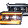Morimoto XB LED Projector Headlights w/ Amber DRL For 09-18 Ram 1500/2500/3500