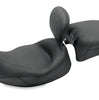 Mustang Solo Seat with Driver Backrest For 2008-2021 HD Super Touring- 79446