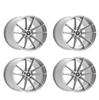 Fittipaldi (4) 362S 20X10 5X120 +37 HB 74.1 Gloss Silver Aluminum Alloy Wheels