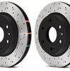 DBA Front Drilled & Slotted 5000 Series XS Brake Rotor Set For 09-12 Nissan GT-R