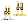 PRP 4.3 Yellow 4-Point Adjustable Harness Pair With 3" Belts & Sewn in Shoulder Pads