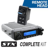 Rugged Radios STX STEREO Remote Head Complete Master Communication Kit with Intercom and 2-Way Radio