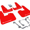 Rally Armor Red UR Mud Flaps w/ White Logo For 2008-2014 Subaru Impreza STI Hatchback