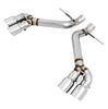 AWE Track Axle-Back Exhaust w/ Chrome Tips For 2016-2024 Chevy Camaro LT1/SS/ZL1