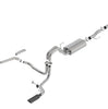 Borla Touring Cat-Back Exhaust w/ 4" Black Chrome Tips For 2015-2020 Ford F-150