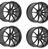 Fittipaldi (4) FS362B 20X10 5X115 +18 HB 71.5 Gloss Black Aluminum Alloy Wheels