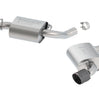 Borla Axle-Back Exhaust w/ Carbon Fiber Tips For 2016-2024 Chevrolet Camaro 6.2L