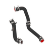 PPE Black Hot & Cold Side Intercooler Pipe Kit For 17-19 GMC Chevy 6.6L Duramax