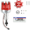 MSD Pro-Billet Distributor w/ Red Cap and Steel Gear For Ford 289-302 Engines