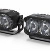 Morimoto 2Banger HXB Combo Beam White LED Universal Light Pod Kit w/ Wiring Harness