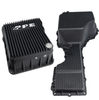 PPE Black Deep Aluminum Transmission & Oil Pan Kit For 2017-2019 GM 6.6L Duramax