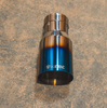 Valvetronic Designs 2.5/63mm Single Wall Burnt Steel Exhaust Tip - Universal