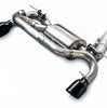 AWE Touring Axle-Back Exhaust w/ Diamond Black Tips For 14-21 BMW M235i/M240i