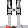 PRP 4.3 Silver 4-Point Adjustable Harness With 3" Belts & Sewn in Shoulder Pads