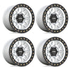 (4) 20x9 KMC KM549 GRS Machined Satin Black Wheels 6X135 +18MM For 2004-2026 Ford F-150