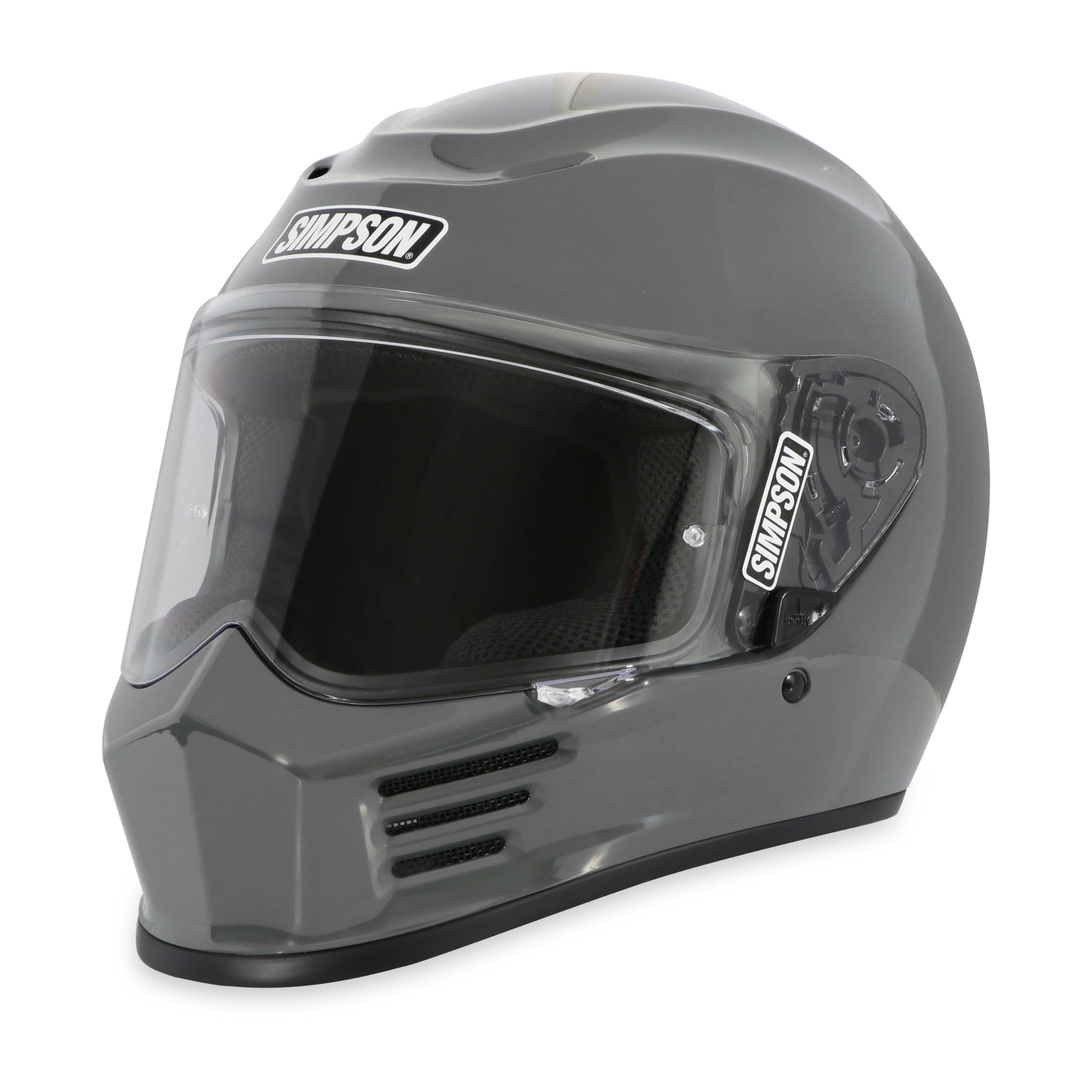 Simpson Motorcycle Speed Bandit Full Face Helmet Armor Gray 2XL