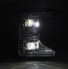AlphaRex LUXX-Series LED Projector Headlights Chrome W/ Sequential Signal & Switchback & DRL For 2020-2022 Ford F-250 F-350 F-450 F-550 Super Duty