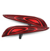 AlphaRex LUXX-Series LED Tail Lights For 2020-2024 Toyota Supra FT-1 Style Red