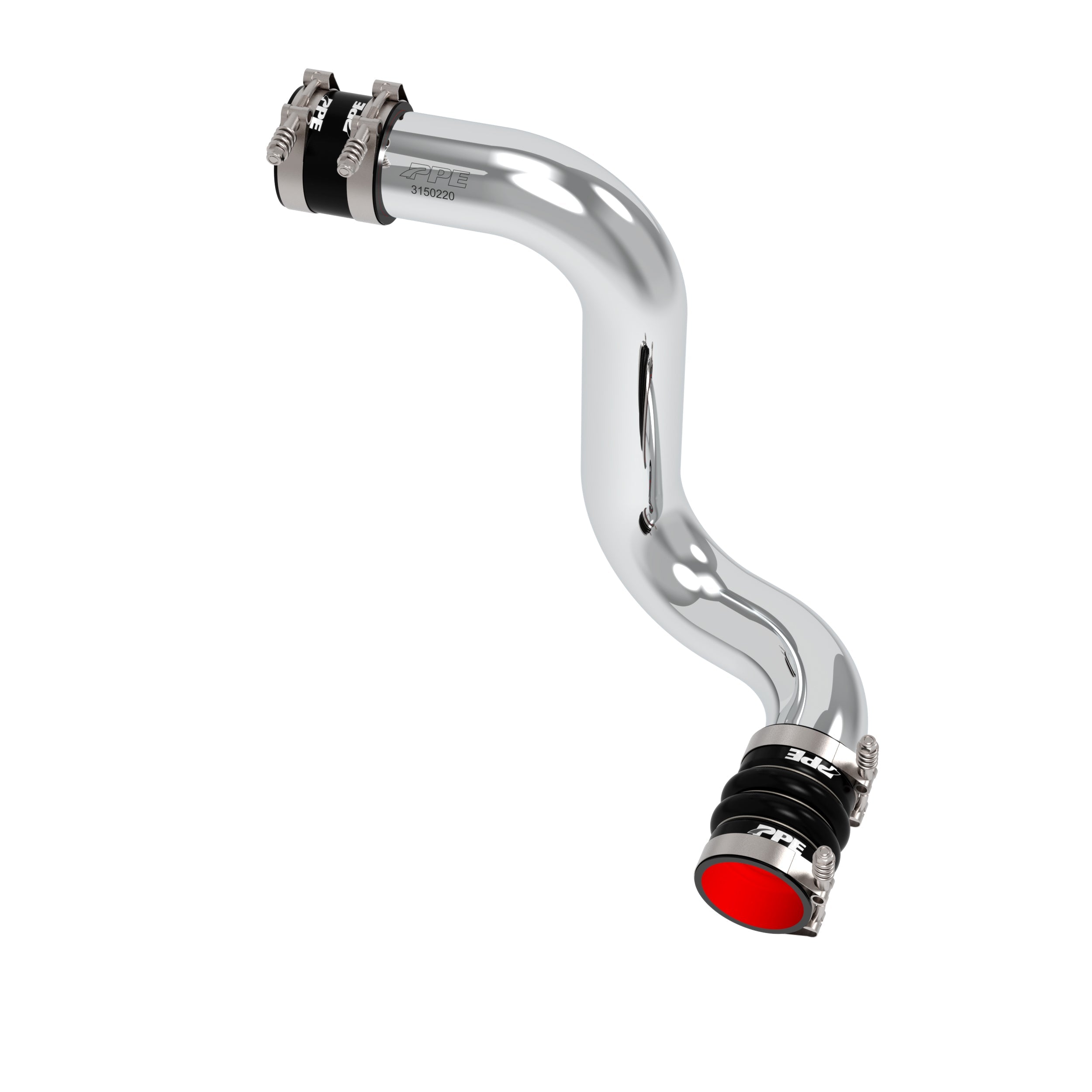 PPE Polished Cold Side Intercooler Charge Pipe Kit For 2003-2007 Ford F-250/F-350 6.0L Powerstroke