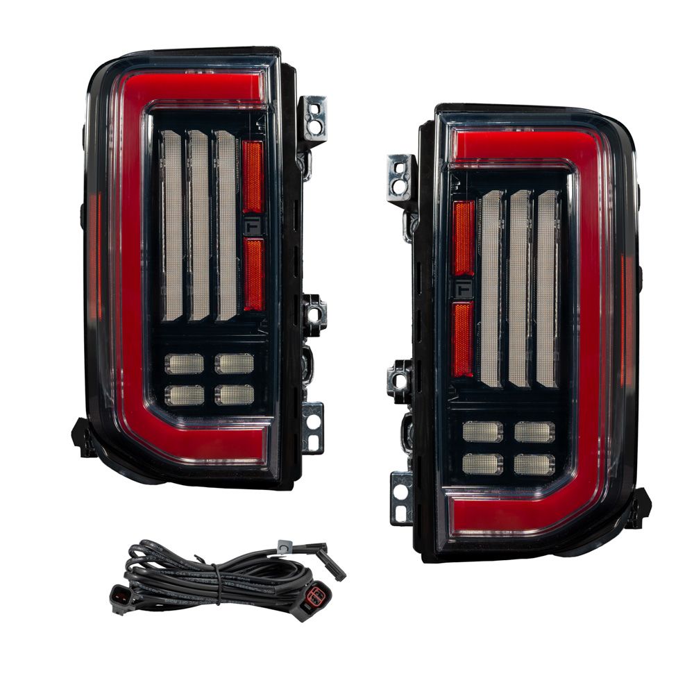 Form Lighting Red Sequential LED Tail Lights For 2021-2025 Ford Bronco