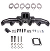 ATS Pulse Flow Exhaust Manifold Kit Fits 1998.5-2002 5.9L 24V Cummins 3-Pc T4 With Gaskets Turbo Hardware