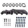 ATS Pulse Flow Exhaust Manifold Kit Fits 2003-2007 5.9L Cummins 2-Pc T4 With Gaskets Premium Hardware ATS