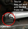 Kryptonite Bolt On Fox Steering Stabilizer Bracket For 2015-2025 GMC/Chevy 2500/3500 HD