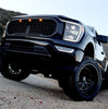 AlphaRex LUXX-Series LED Projector Headlights Black W/ Activation Light & Sequential Signal For 2021-2022 Ford F-150
