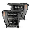 AlphaRex NOVA-Series LED Projector Headlights Alpha Black W/ Activation Light & Sequential Signal For 2021-2022 Ford F150