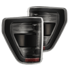 AlphaRex LUXX-Series LED Tail Lights Alpha Black W/ BLIS For 2021-2023 Ford F-150
