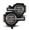 AlphaRex NOVA-Series LED Projector Headlights Black For 2021-2023 Ford Bronco