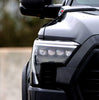 AlphaRex NOVA-Series LED Projector Headlights Black W/ White DRL For 2022-2023 Toyota Tundra (Requires Adapter 810029 or 810030)