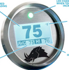 Razorback 3.2 Red Dimmable Infrared CVT Belt Temp Gauge with AutoMeter Mount