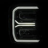 AlphaRex NOVA-Series LED Projector Headlights Black W/ Activation Light & Sequential Signal & Switchback For 2023-2026 Ford F-250