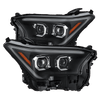 AlphaRex LUXX-Series LED Projector Headlights Black W/ Activation Light For 2024 Toyota Tacoma